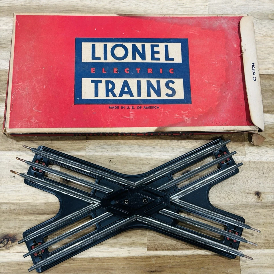 Lámparas puentes de extensión vintage Lionel O & O27 Crossovers 1020 1021 020X 6-5545 Foto 2 de 4