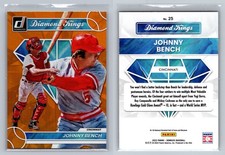 2023 Donruss #25 Johnny Bench Holo Orange