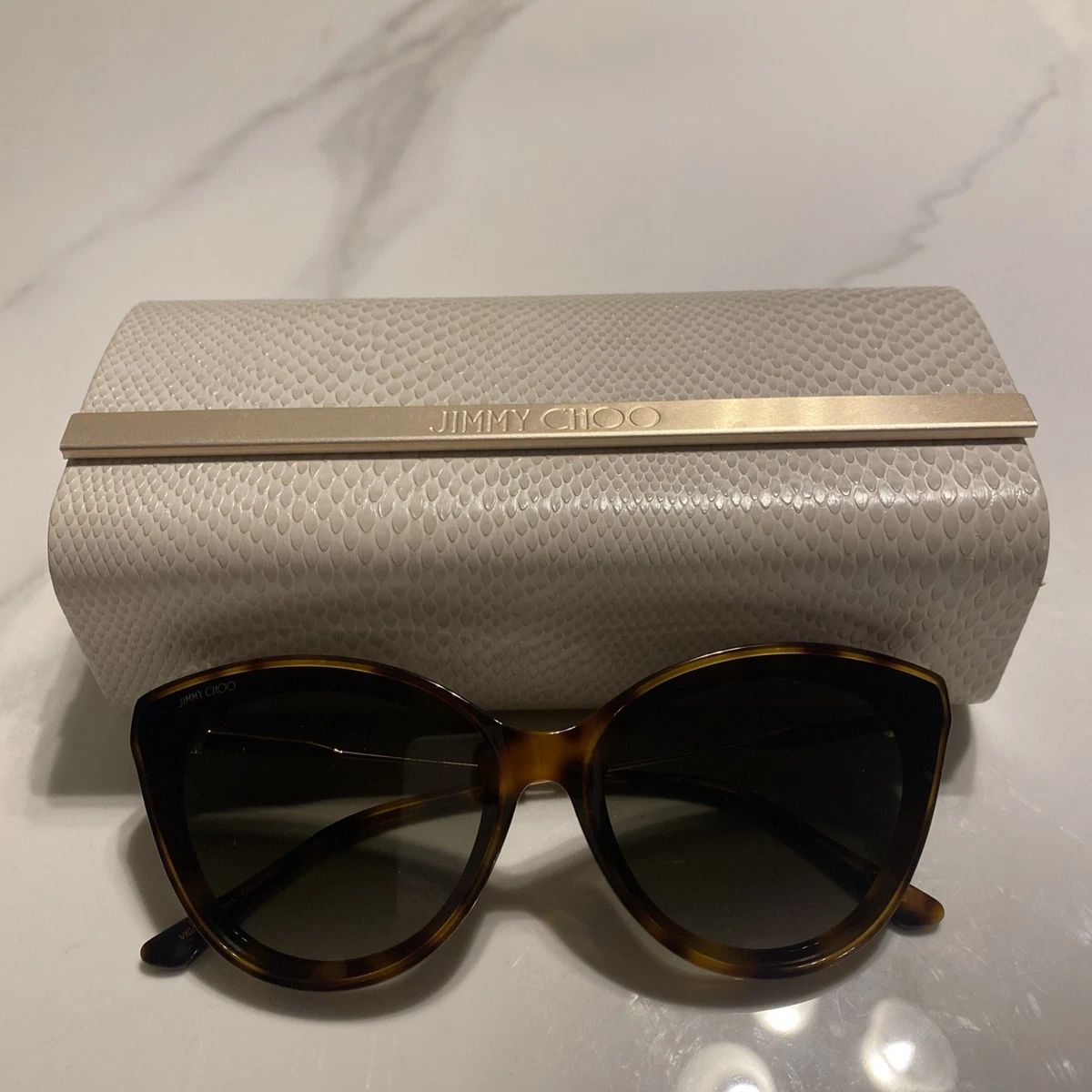 Las mejores ofertas en Gafas de Sol de Diseño negro Jimmy Choo display picture 1