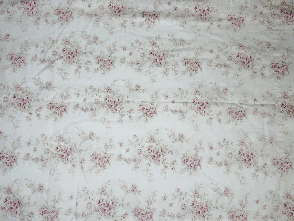 Farmhouse Rachel Ashwell Sheet Set FULL PINK Rose Shabby Chic Victorian Country - Image 4 of 4