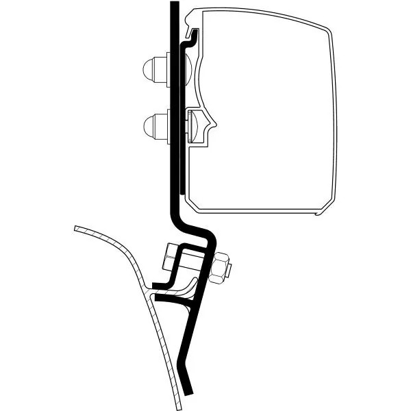 Thule 3200 Adapter FüR VW T2/T3-image