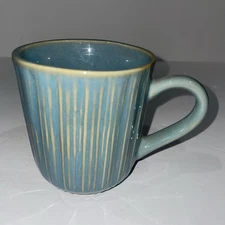 Bombay Blue Stoneware Ceramic Coffee Cup Mug