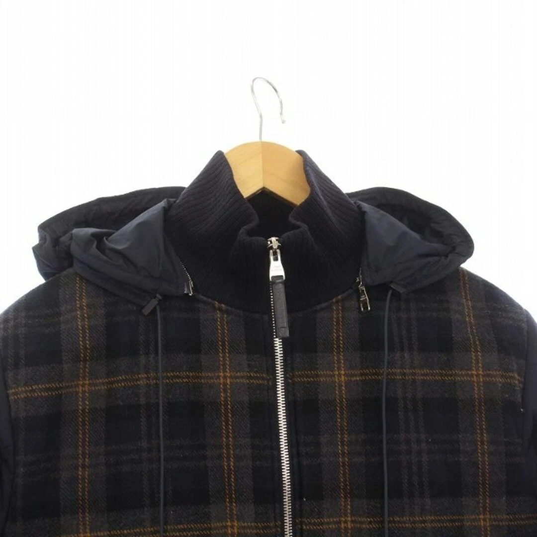 LOUIS VUITTON（LV） Louis Vuitton giubbotto battuta esterno cappuccio check materiale cambio zip 46