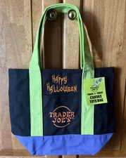 NEW Multi Trader Joe’s Customized & Personalized Halloween Mini Canvas Tote Bag
