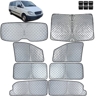 Sonnenschutz Verdunklung 8-teilig für Mercedes Vito Viano W639 2003-2014