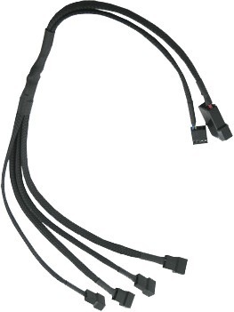 Gelid Solutions 1 bis 4 PWM PC Gehäuselüfter Splitter Kabel