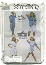 SIMPLICITY 9112 Misses' Dress, Top, Pants Shorts & Skirt SZ 14-16 UNCUT  1989