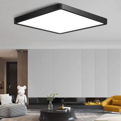 12Inch 24W Square LED Ceiling Light Fixtures Flush Mount, 5000K Daylight White L