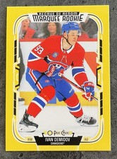2025-26 O-Pee-Chee Ivan Demidov Marquee Rookie YELLOW BORDER Rookie! 542 Habs SP