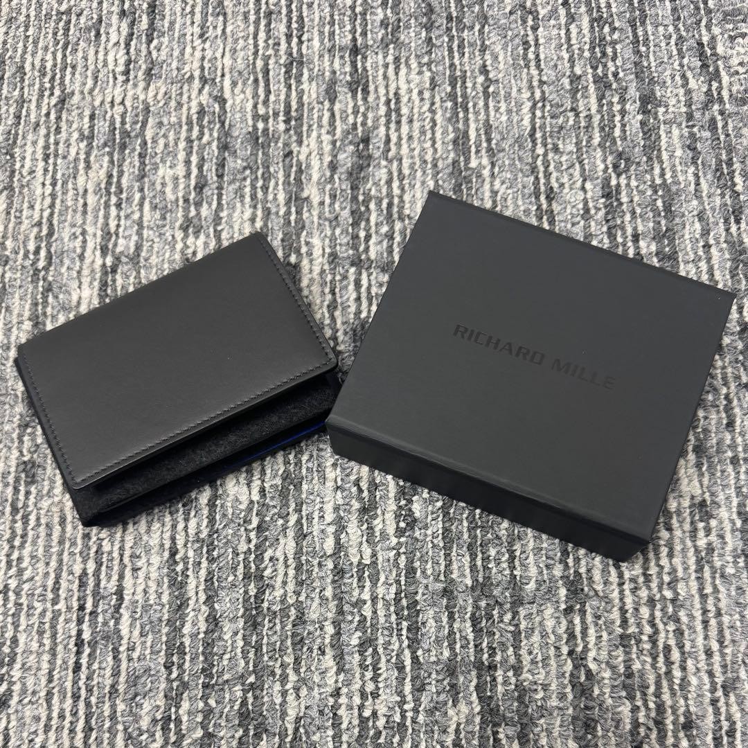 Richard Mille Card Case Wallet Luxury Compact Black New From Japan