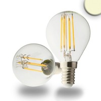 Led Filament Illu Tropfenform, E14, 4W 2700K 350Lm 360°, Dimmbar, Klar