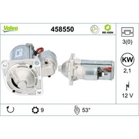 Anlasser Starter 12 V 2,1 Kw 9 ZäHne Valeo FüR U.A. Alfa Romeo 159