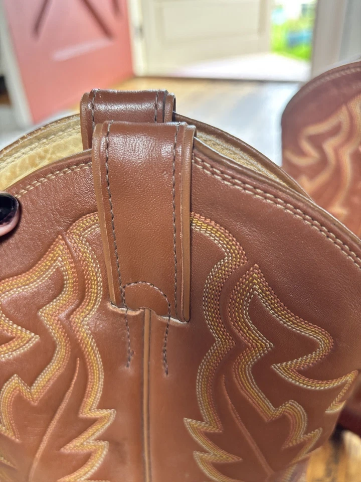 Botas de Vaquero Justin 8303 Exóticas Lagarto Para Hombre De Colección ~ Talla 8 1/2 Foto 2 de 4