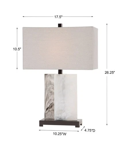 Vanda - 1 Light Table Lamp Lamps Uttermost 26215-1 - Picture 10 of 11