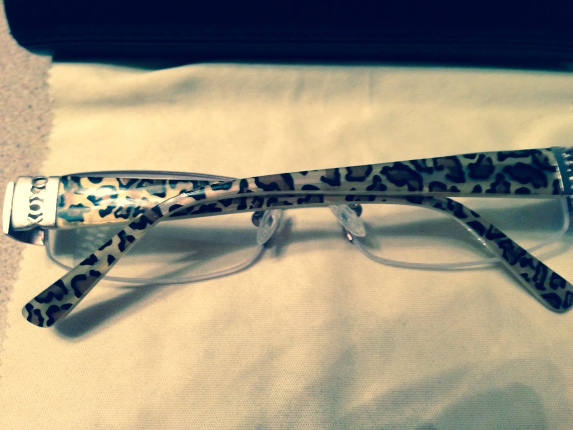 Authentic XOXO Leopard RoseGold Eyeglasses and Case | eBay display picture 1