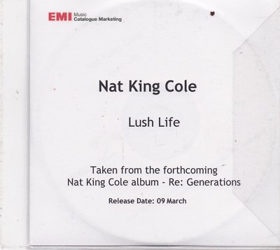 Nat King Cole-Lush Life Promo cd single
