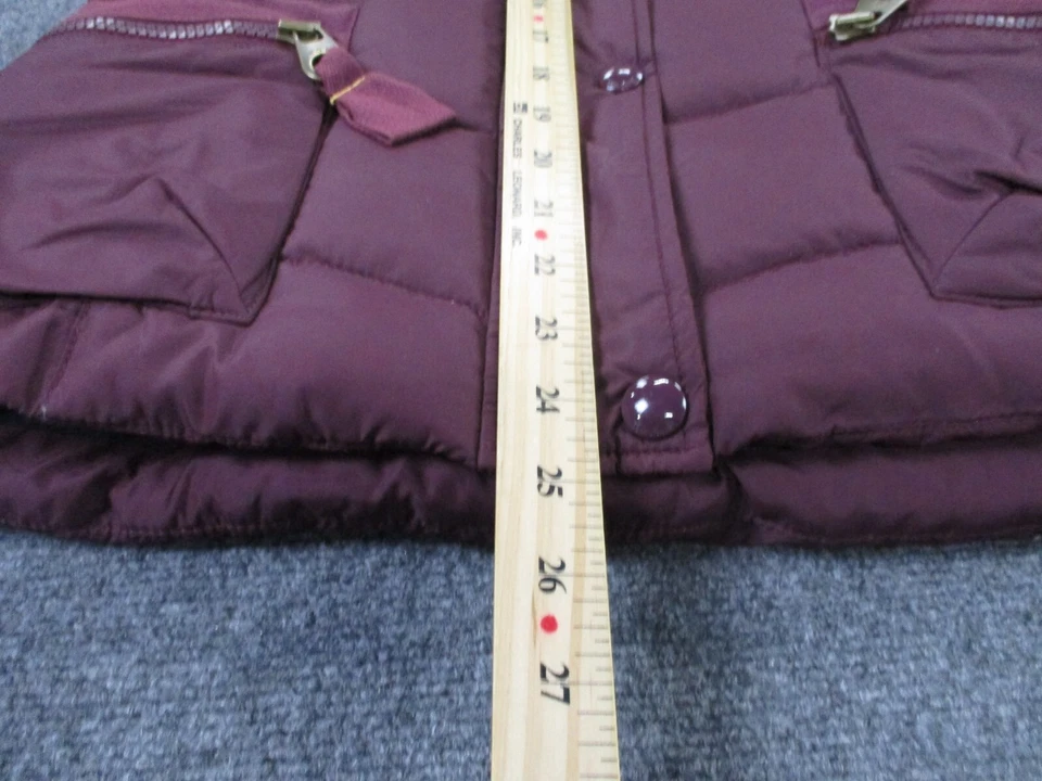 Tom Joule Vest Jacket Womens 8 Red Puffer Down Quilted Gilet Outdoors Hiking NEW - Image 4 of 4