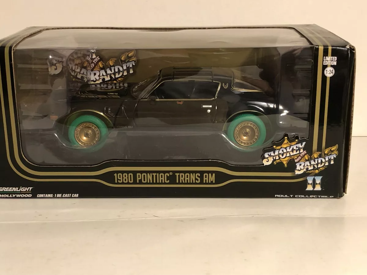 GREENLIGHT SMOKEY & THE BANDIT II 1980 PONTIAC TRANS AM 1:24 GREEN MACHINE #88 GREENLIGHT SMOKEY & THE BANDIT II 1980 PONTIAC TRANS AM 1:24 GREEN MACHINE #88
