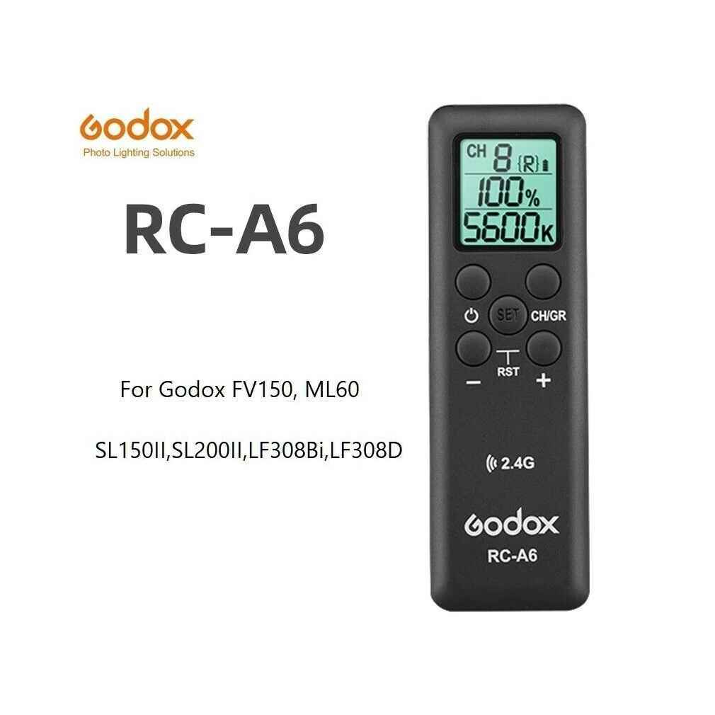 Godox RC-A6 Telecomando Comando remoto per Led