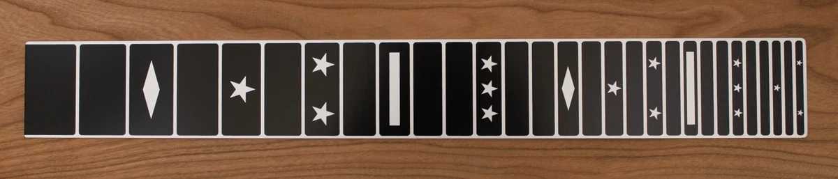 Lap steel guitar fretboard deals