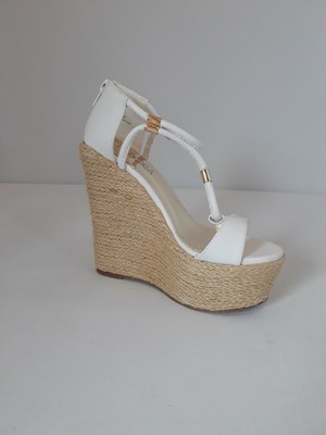 White wedges size 5