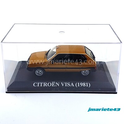 Miniature Norev 1/43 - Citroën Visa 11 RE Blanche De 1981, Très Bon état