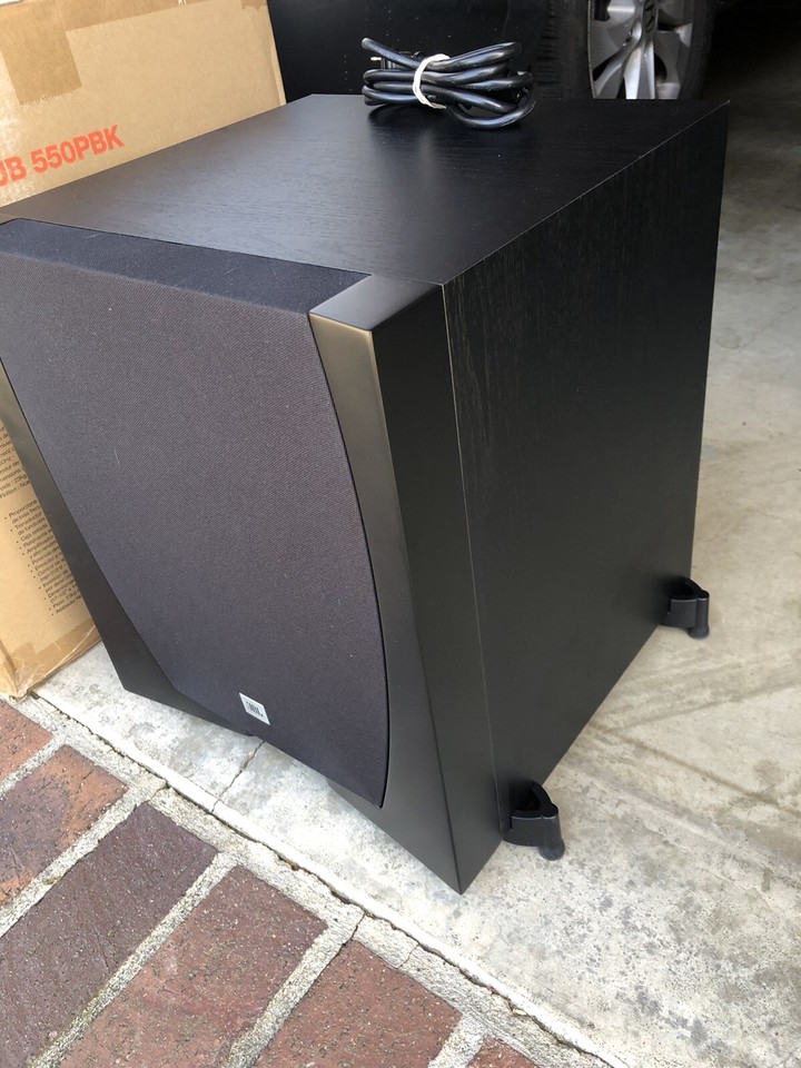 JBL Studio SUB 550P 10” Powered Subwoofer, Boxed, Mint Condition