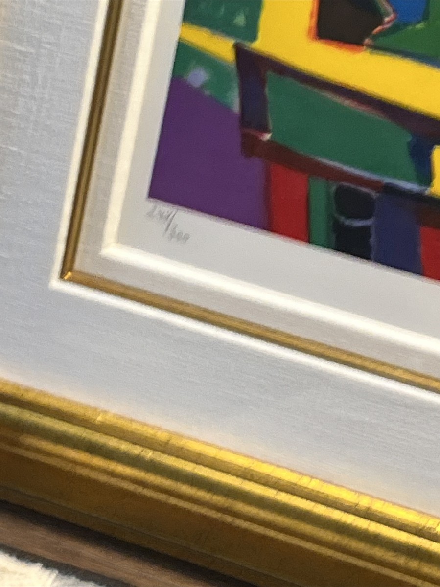 Marcel Mouly Lithograph Hand Signed Numbered “compotier Aux Deux
