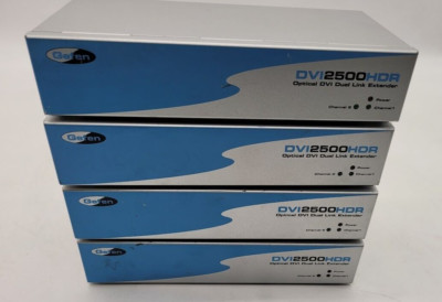 Lot of 4 Gefen DVI-2500HDR optical DVI Dual Link Extender