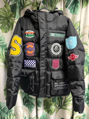 SUNTORY SHOTEN DAUNENJACKE S SCHWARZ NEU