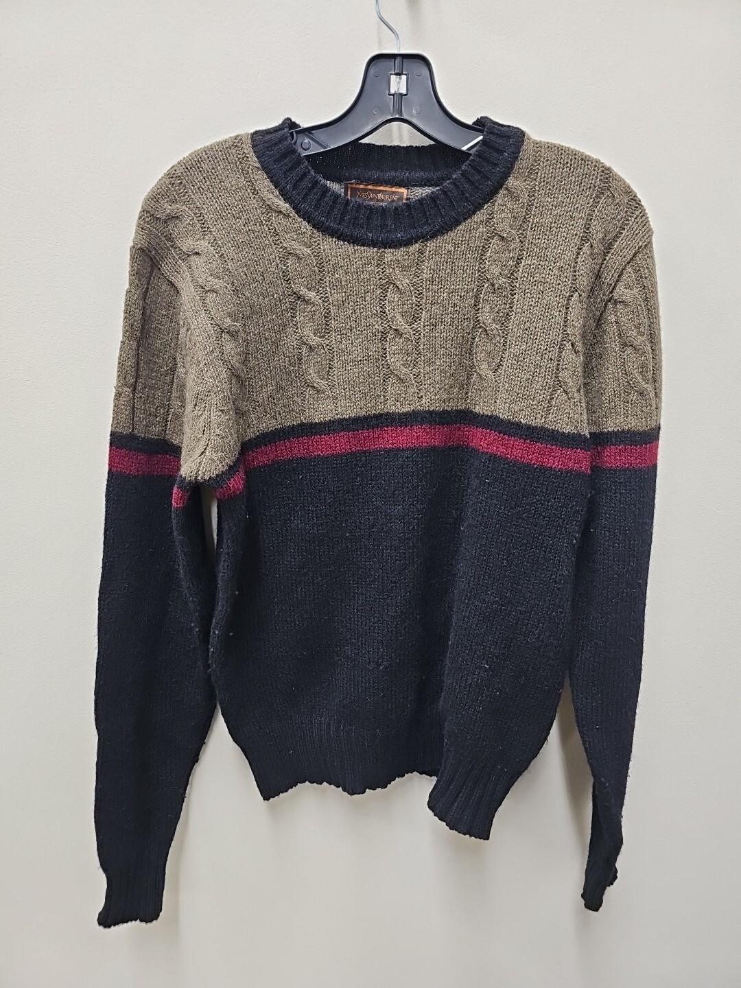 Maglione vintage RARO Yves Saint Laurent Ysl scollo a V ? INCREDIBILE