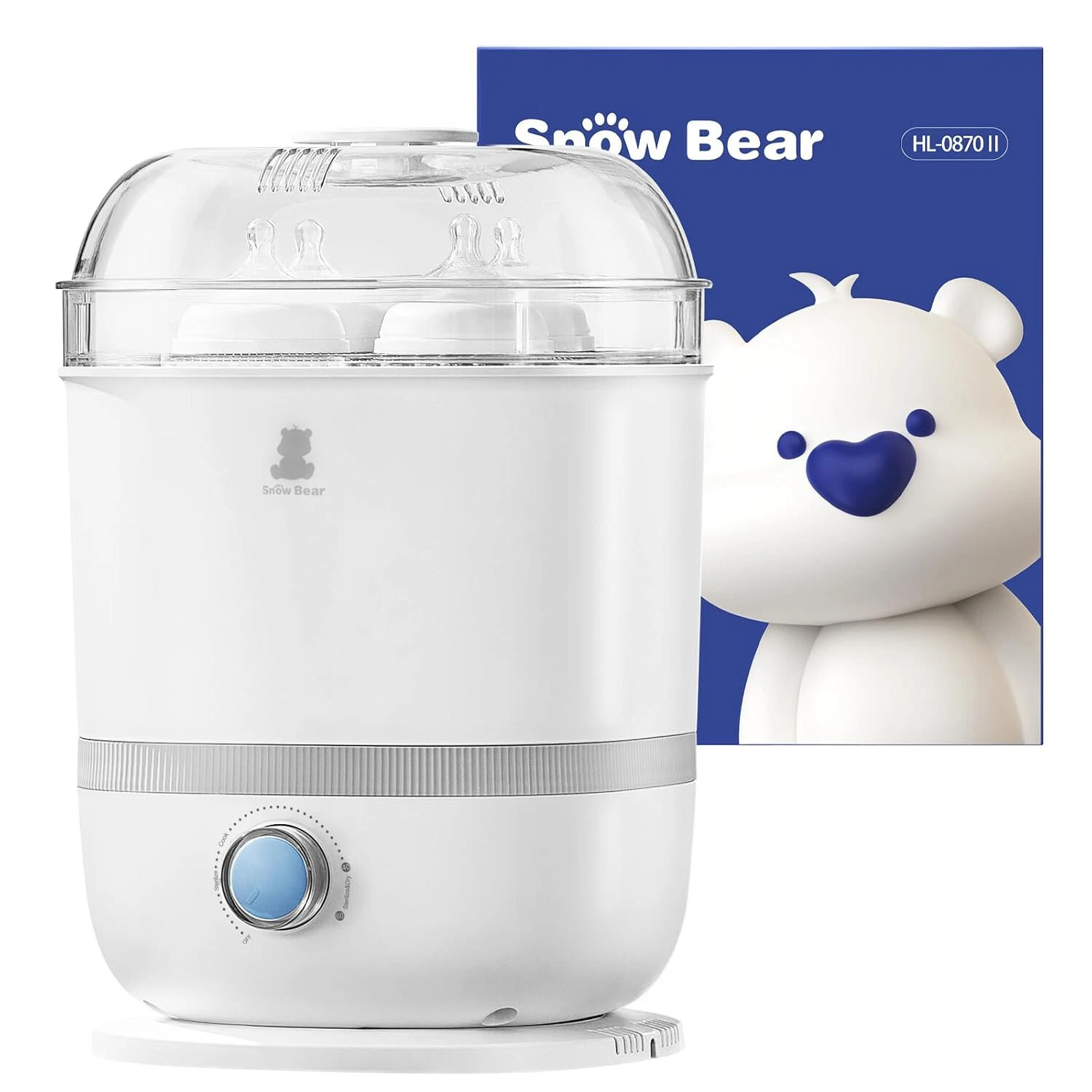 Baby Bottle Sterilizer and Dryer, 6-in-1 Electric Steam Bottle Sterilizer NEW
Opens in a new window