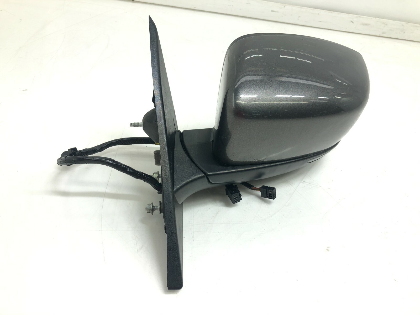2014-2017 MASERATI GHIBLI LEFT DRIVER SIDE DOOR MIRROR OEM GRIGIO MARATEA METAL.