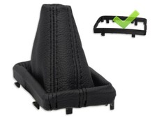 SCHALTMANSCHETTE FUR AUDI A4 B8 DSG automatik 2007-2015 SCHALTSACK LEDER +RAHMEN