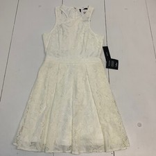 Lulus Women’s Dress Size Small White Faux Lace A-Line Formal New