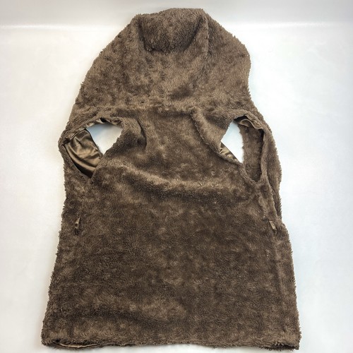 Forever 21 Old Model Hoodie Vest Cardigan Fleece Jacket Teddy Bear Fur Size S - Picture 13 of 13