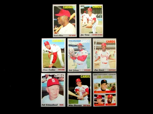 1970 TOPPS..ST LOUIS CARDINALS TEAM SET...EX-EX/MT  AVG.. GIBSON, BROCK, CARLTON