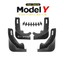 thumbnail 4 - For-2020-2021-Tesla-Model-Y-Mud-Flap-Mudguards-Black-ABS-Flaps-Splash-Guards