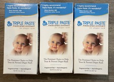 3 Triple Paste Ointment 2 oz Treat  Prevent Diaper Rash Hypoallergenic Ex 02/25