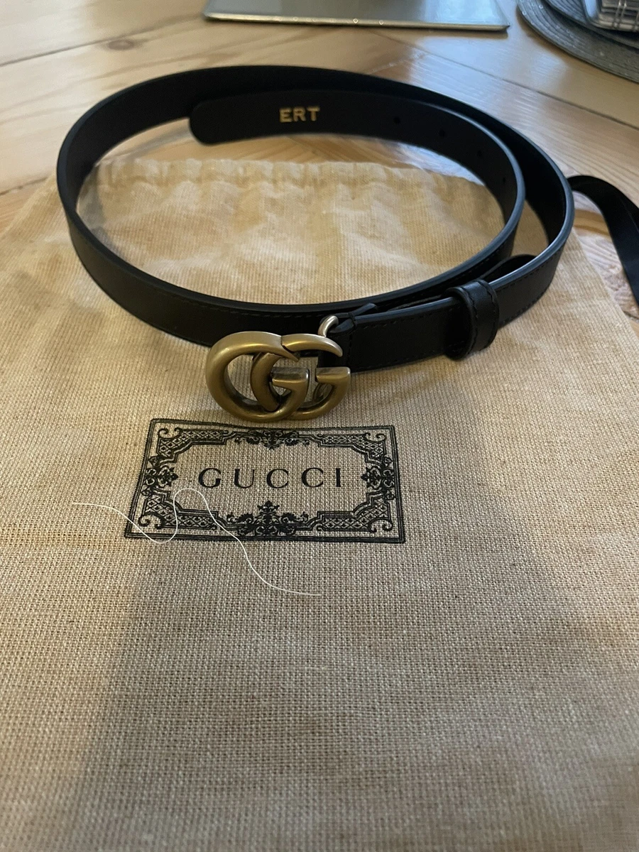 Gucci double g hotsell belt womens sale