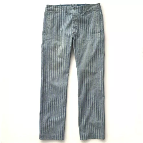 PANTALONES POLO RALPH LAUREN DOBLE RL RRL DÉCADA 1940 OFICIAL BRITÁNICO A RAYAS CHINOS $340+ - Imagen 1 de 7