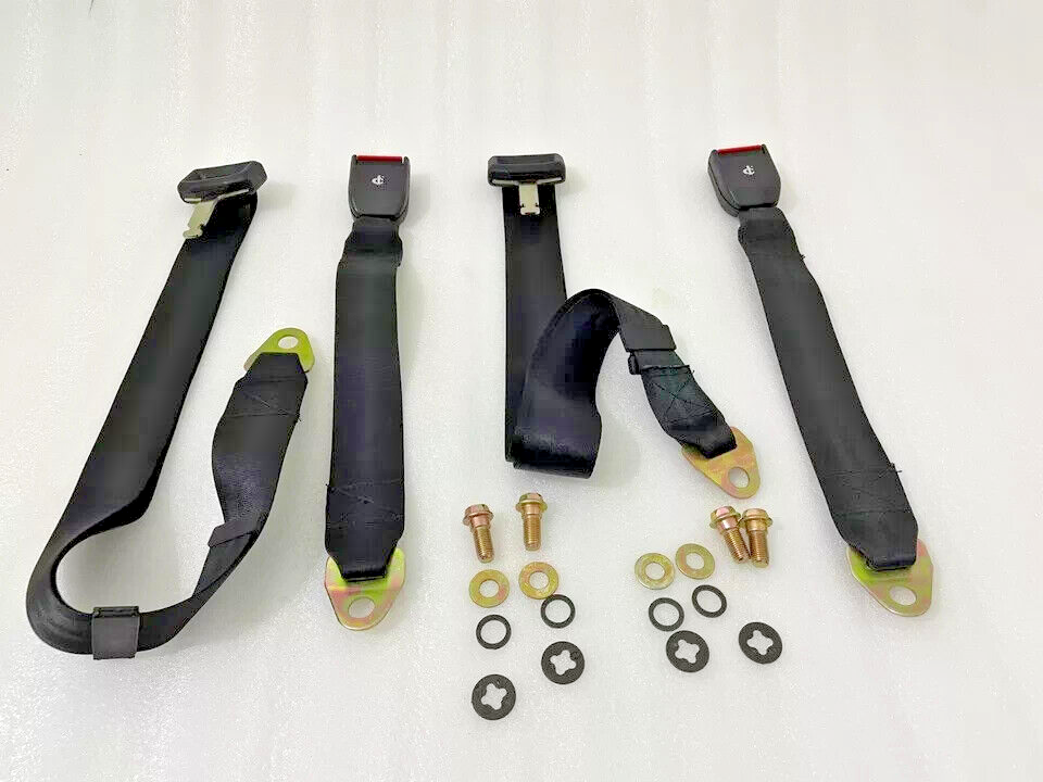 2 POINT LAP SEAT BELT PAIR for DROVER SUZUKI SAMURAI SIERRA JIMNY SJ413