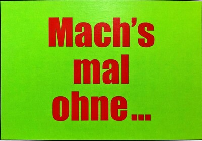 # 4.440 - Do it without... / Environmental Department Nuremberg - Edgarcard Edgarcard