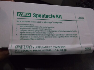 Kit Occhiali MSA 10029298 Per Frontalini &ndash; Nuovo Vecchio Stock Con Scatola