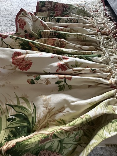 Vintage TOILE Valance Custom Made Palm Beach Regency Ming Chinoiserie 18x65" - Bild 17 von 20