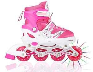Inline Skate Roller Shoes Adjustable high speed skate racing skate for Girls