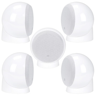 Morel SoundSpot SP-2 5-Piece Home Theater Satellite Speakers - White SP2 NEW