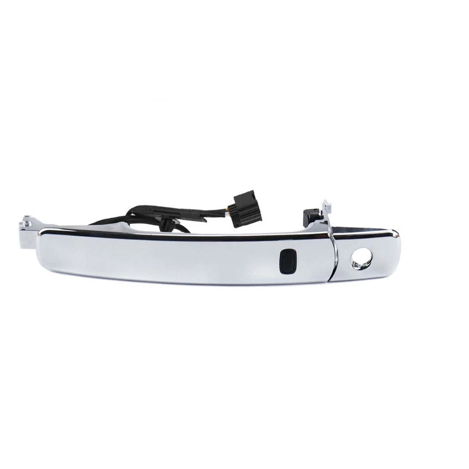 Manija de puerta delantera izquierda cromada para Nissan Rogue 2010-2013 entrada inteligente Foto 2 de 4