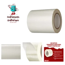 T.R.U. FIL-835B/D Transparent Bi-Directional Filament Strapping Tape: 6 in. x...