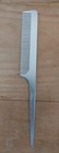 VTG Styling Essentials Aluminum Comb Metal Rat Tail Silver 127300 Hong Kong 8” — photo 1